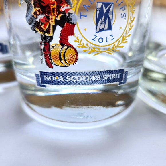 Captain Morgan Lowball Tumblers Nova Scotia's Spirit Tall Ships 2012 Rock Glass - Picture 3 of 8